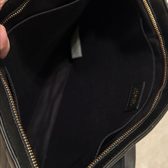 Versace Borsa Nappa Trapuntata Black Quilted Leather Shoulder Bag - Like NEW! - Picture 10 of 13